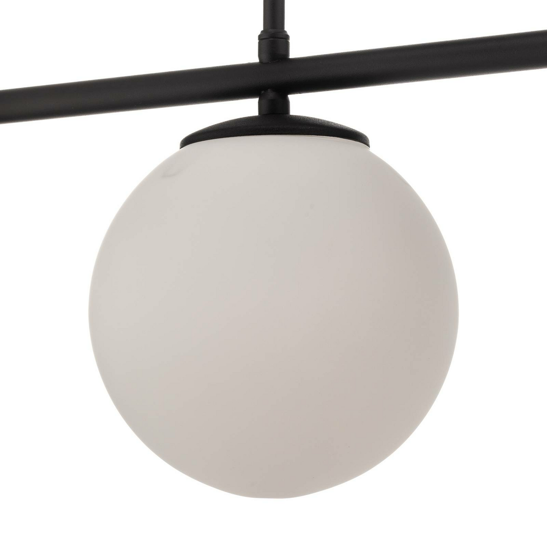 Euluna Deckenlampe Celeste Deckenlampe Lampe dreiflammig E27 schwarz weiß