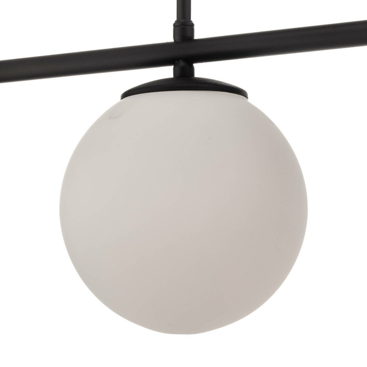 Euluna Deckenlampe Celeste Deckenlampe Lampe dreiflammig E27 schwarz weiß