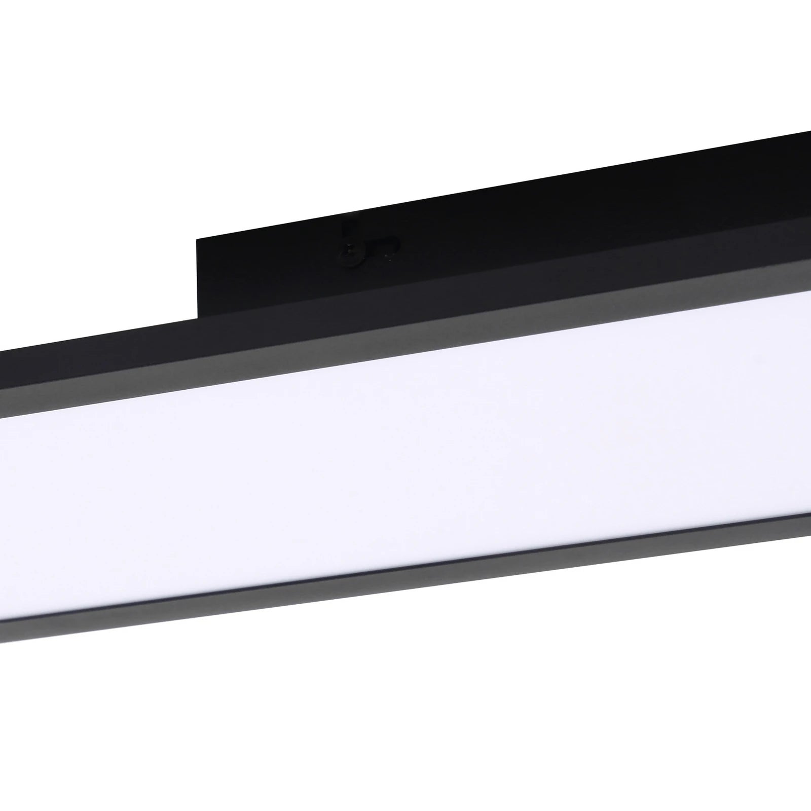 Lindby LED Panel Deckenleuchte Plafoniere Enhife schwarz Aluminium Kunststoff 80 - 4251911782592