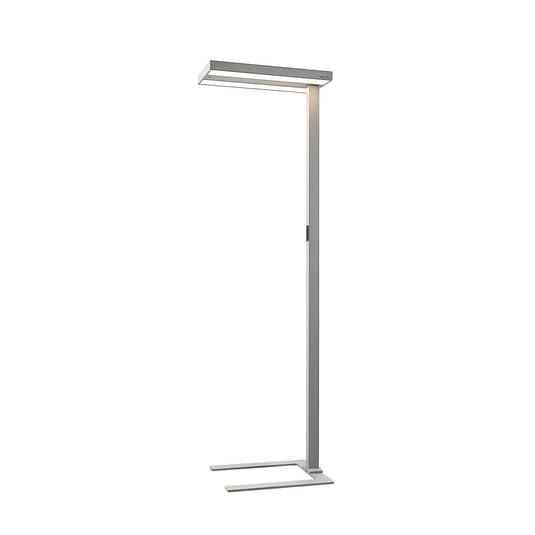 Arcchio Bertram LED-Büro-Stehlampe Sensor CCT silber Stehleuchte mit Touchdimmer