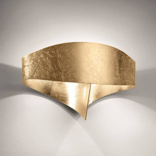 Selène Goldene Designer Wandleuchte Scudo Wandleuchte Wandlampe Wandlicht Lampe  B-Ware