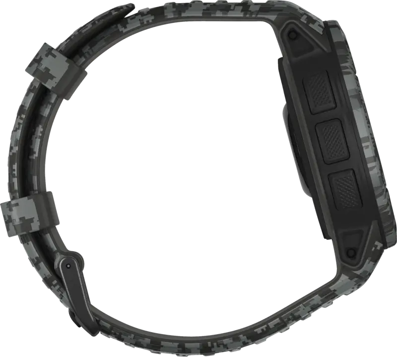 Garmin Sportuhr Armbanduhr Smartwatch Instinct 2 GPS 45 mm Grau Camo Onesize - 0753759278816