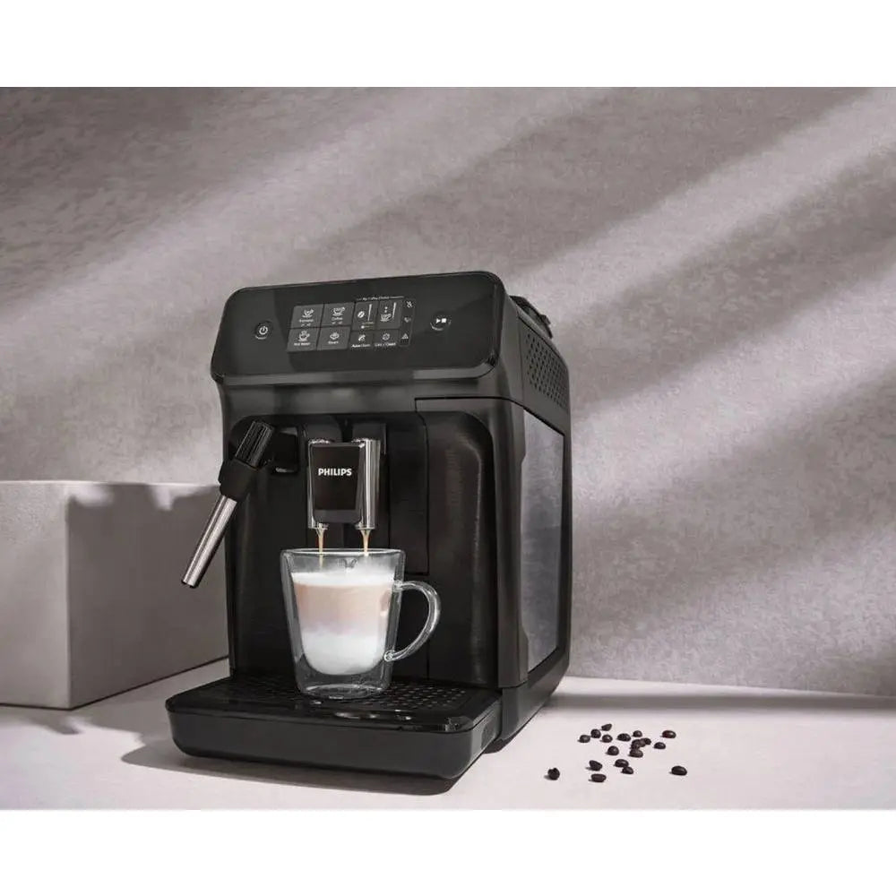 B-Ware Philips Kaffeevollautomat Kaffeemaschine Espresso Schwarz Milchaufschäumer 1500 W - 8710103894667