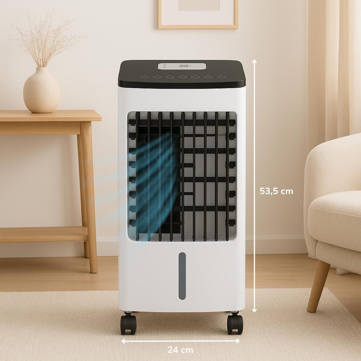 Lifetime Air Klimaanlage Mobiles Klimagerät Ventilator Luftbefeuchter Luftkühler B-Ware - 8711252503820