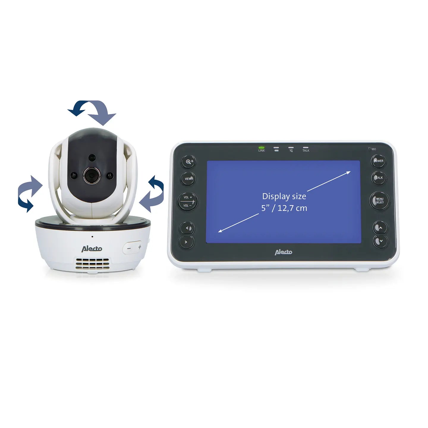 Alecto Baby Video Babyphone Dvm200 Xl überwachungskamera Babyphone Nachtsicht B-Ware