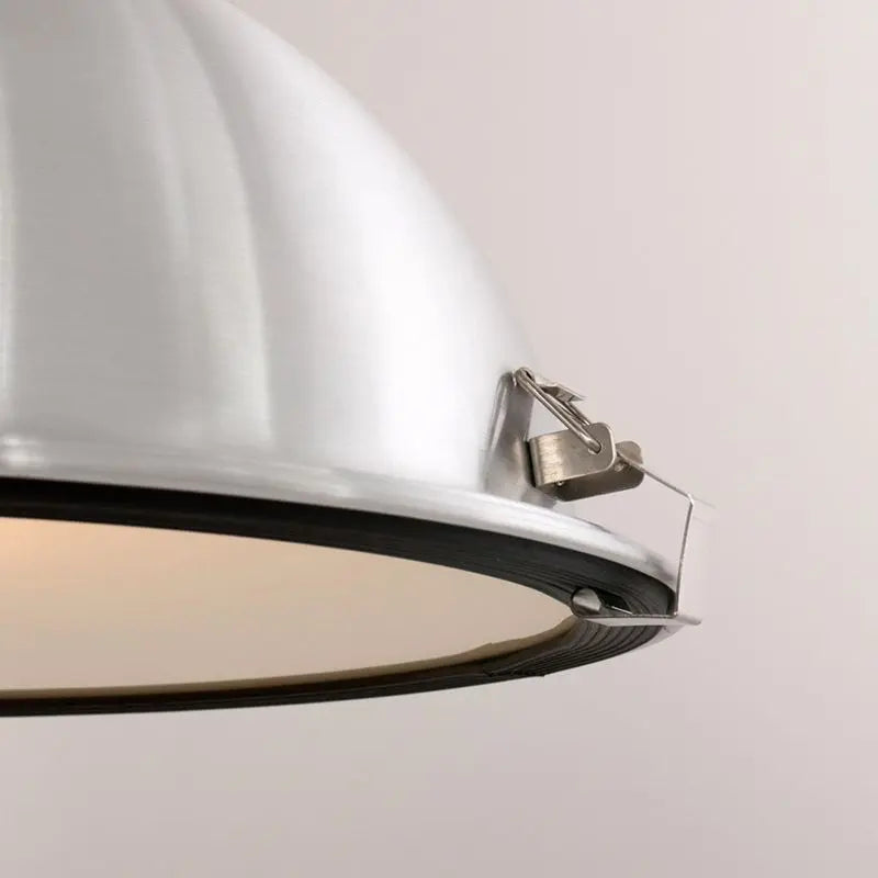 B-Ware Steinhauer Pendelleuchte Hängelampe Rund Industrie Stahl Glenn Metall Glas E27 - 8712746046823