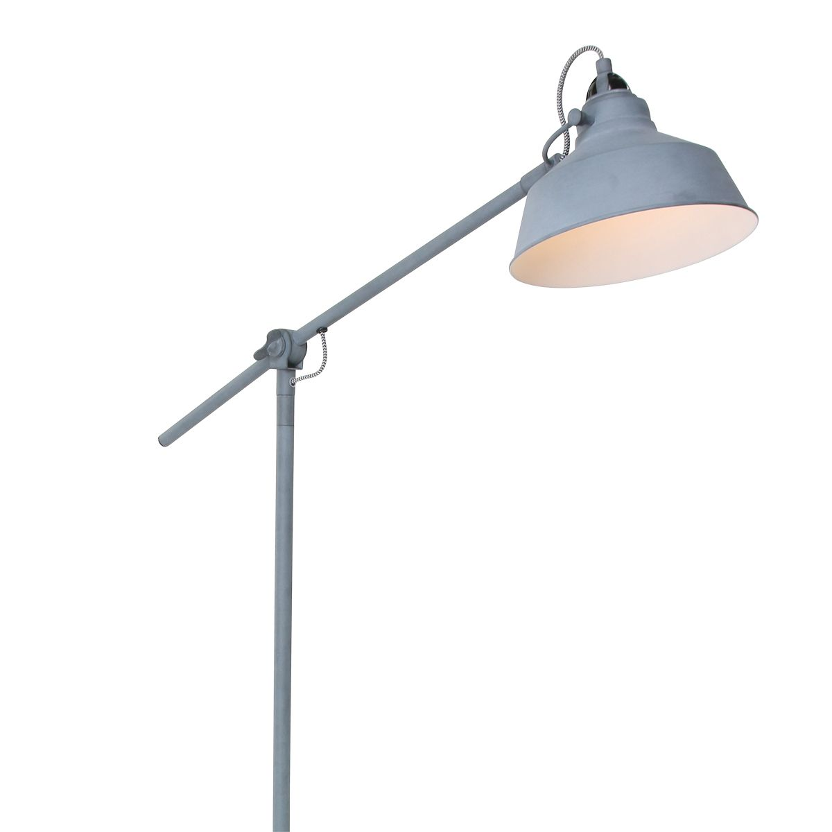 Nove Stehleuchte Lampe E27 Fassung Graue Leuchte Für Wohnzimmer B-Ware - 8712746122497