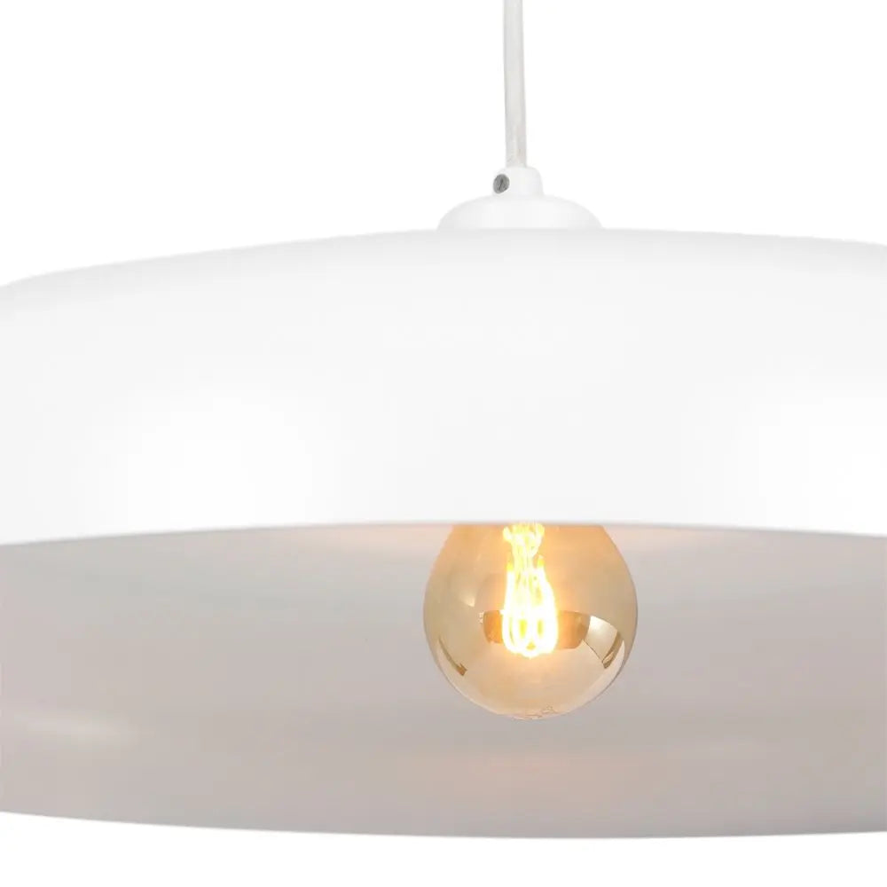 B-Ware Steinhauer Hängelampe Pendelleuchte Krisip Metall Weiß Esszimmerlampe E27 Led - 8712746132557