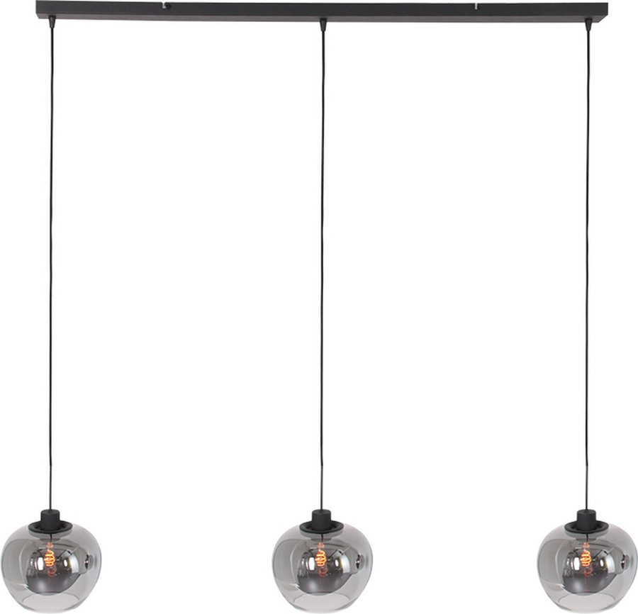 Steinhauer Hängelampe Pendelleuchte Lotus Schwarz Glas Hauptlicht 1899 Zw B-Ware - 8712746160628
