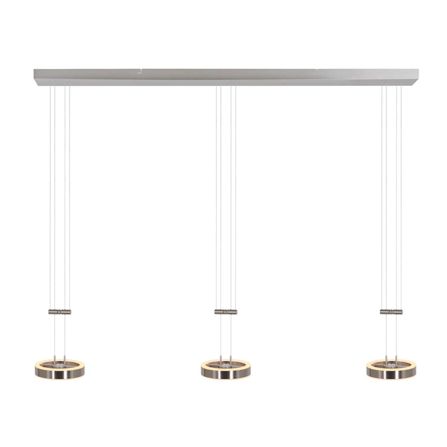 Led Pendelleuchte Piola Hängelampe Led Höhenverstellbar 3 Flammig Siehe Text B-Ware - 8712746167320