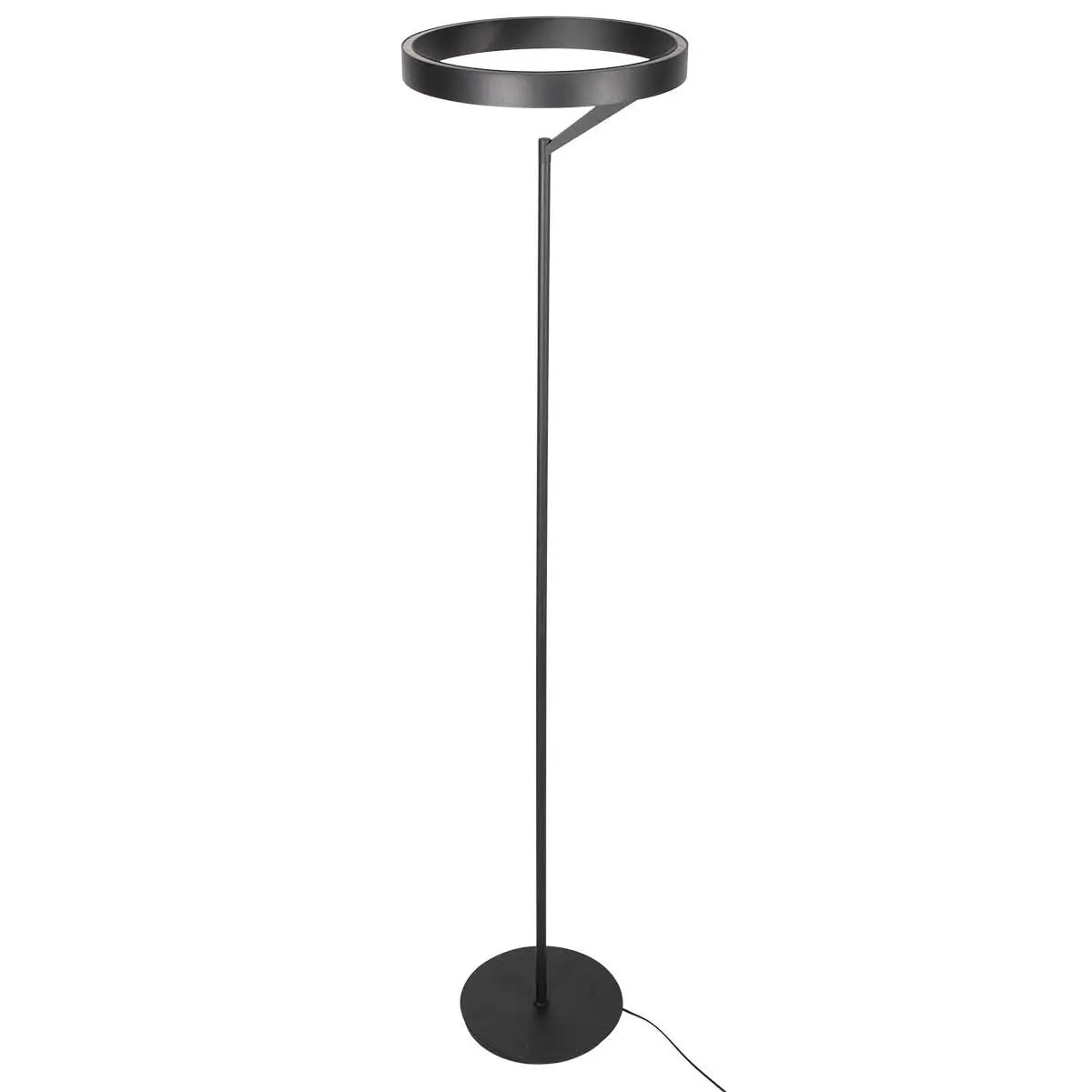 B-Ware Steinhauer Stehlampe Stehleuchte Mykty ø40cm Schwarz Fußdimmer Led Beleuchtung - 8712746178173