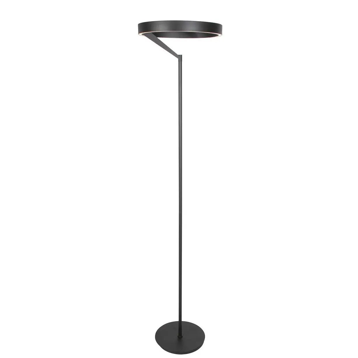 B-Ware Steinhauer Stehlampe Stehleuchte Mykty ø40cm Schwarz Fußdimmer Led Beleuchtung - 8712746178173