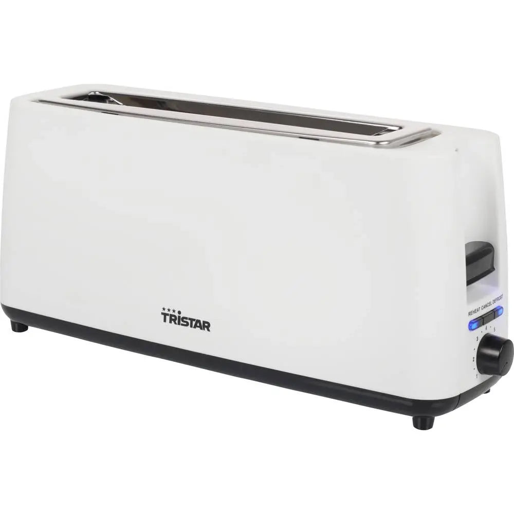 B-Ware Tristar Toaster Brotmaschine Langschlitztoaster Weiß 7 Bräunungsstufen 900 W - 8712836986855