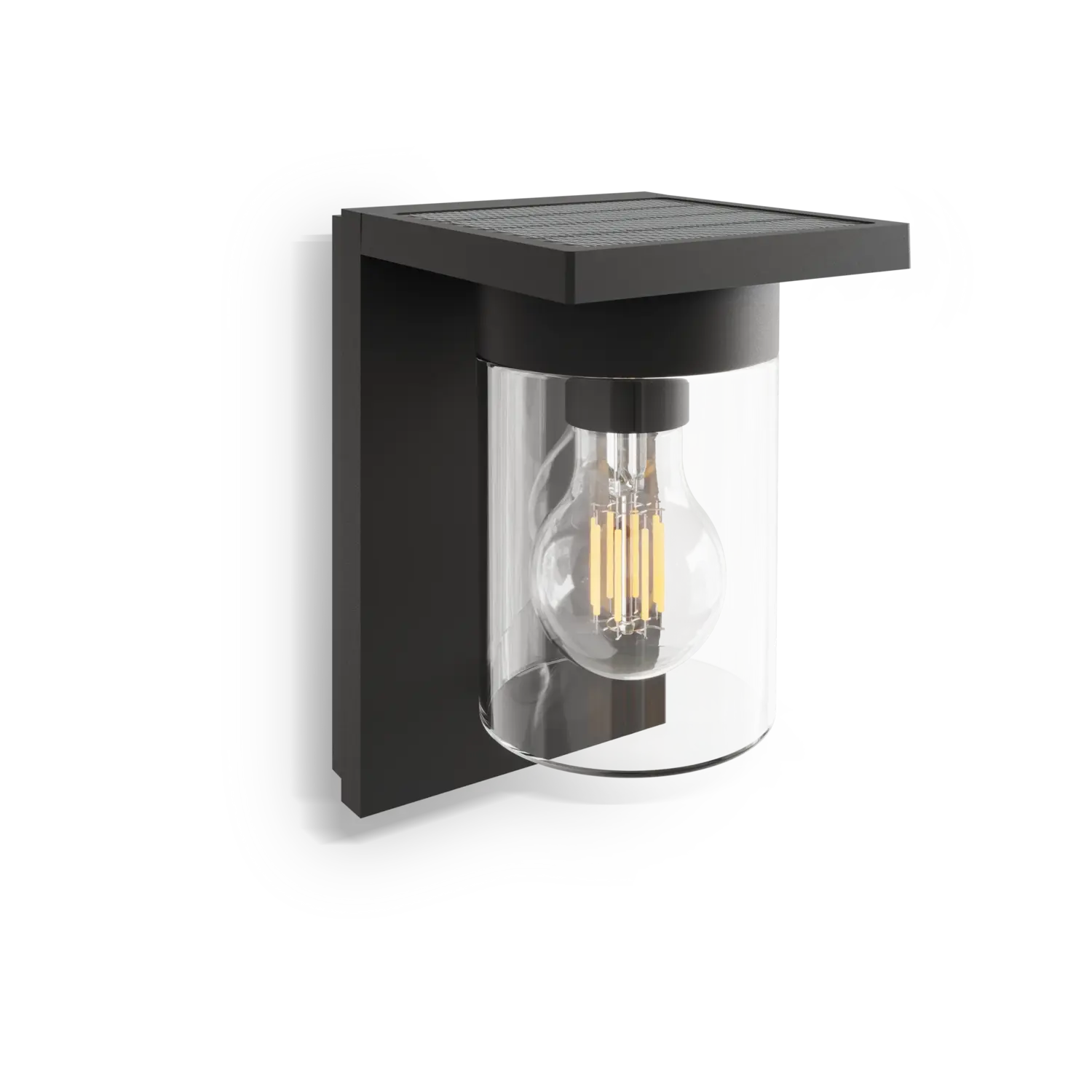 B-Ware Calex Wandleuchte Wandlampe Solarleuchte Asti Bewegungsmelder Schwarz Ip44 - 8712879164166