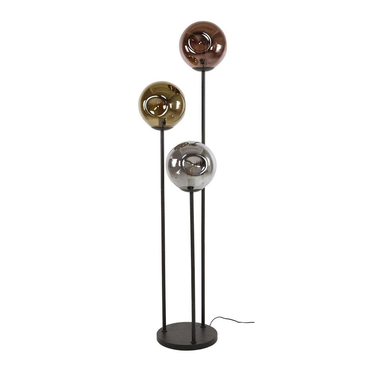 Stellar Stehlampe Stehleuchte Glas Metall bunt Raumbeleuchtung Wohnzimmerlampe - 8713244074509