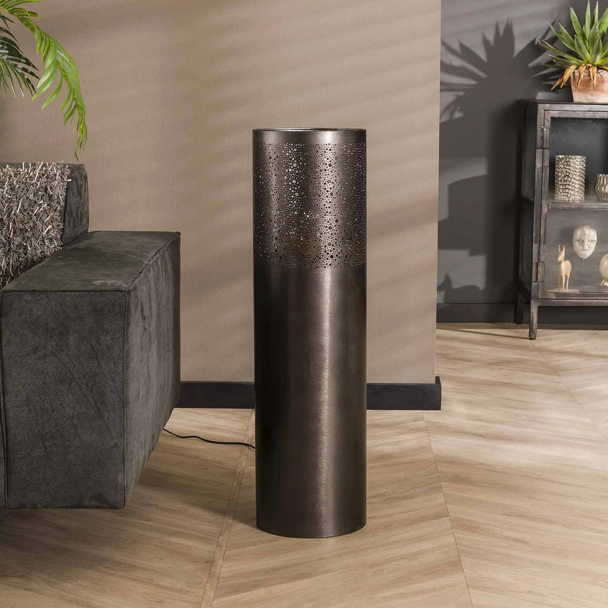 Zijlstra Stehleuchte Stehlampe Narabi Metall Schwarz 90 cm - 8713244717833