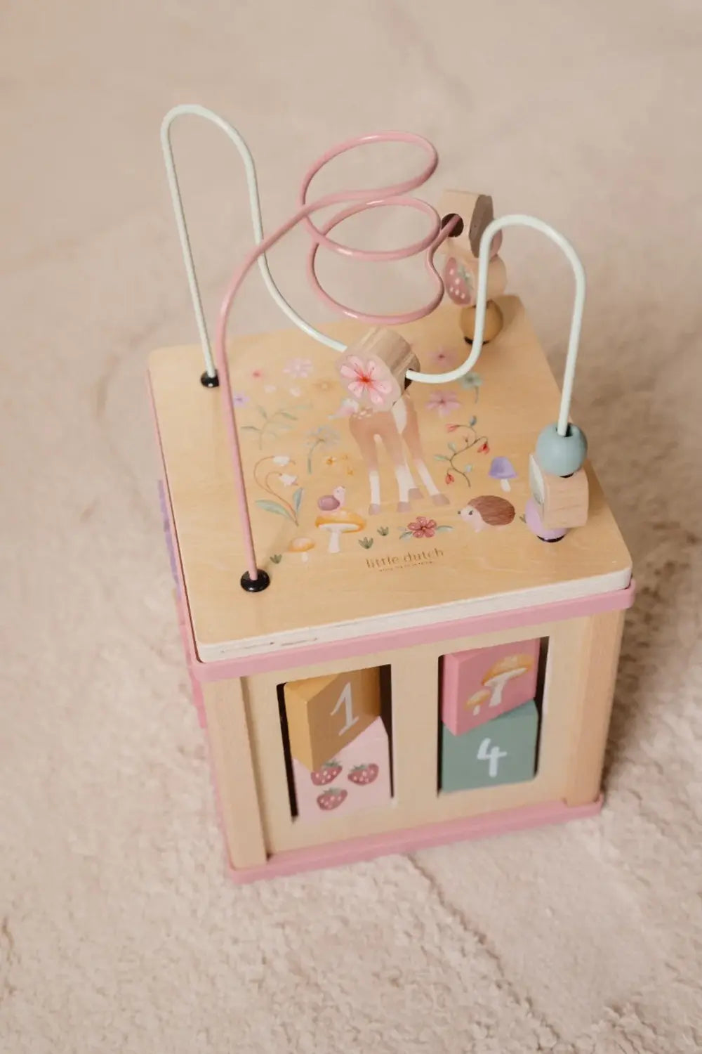 B-Ware Little Dutch Lernwürfel Activity Cube Spielwürfel Fairy Garden Würfel Spielzeug