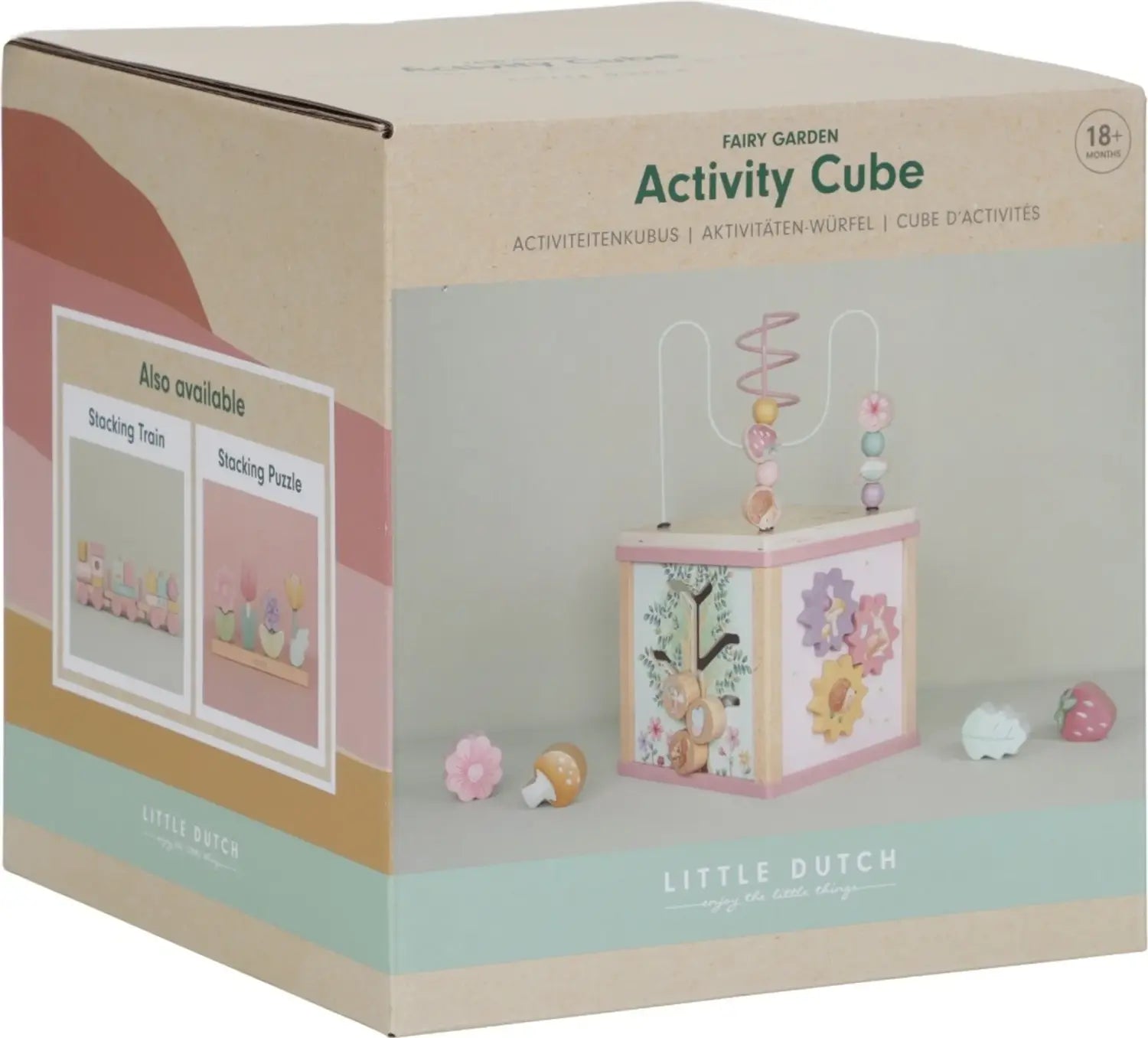 B-Ware Little Dutch Lernwürfel Activity Cube Spielwürfel Fairy Garden Würfel Spielzeug