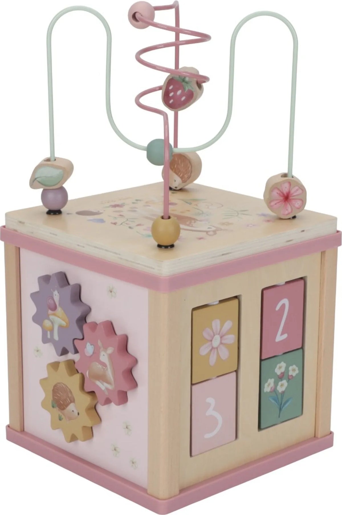 Little Dutch Lernwürfel Activity Cube Spielwürfel Fairy Garden Würfel Spielzeug - 8713291773318