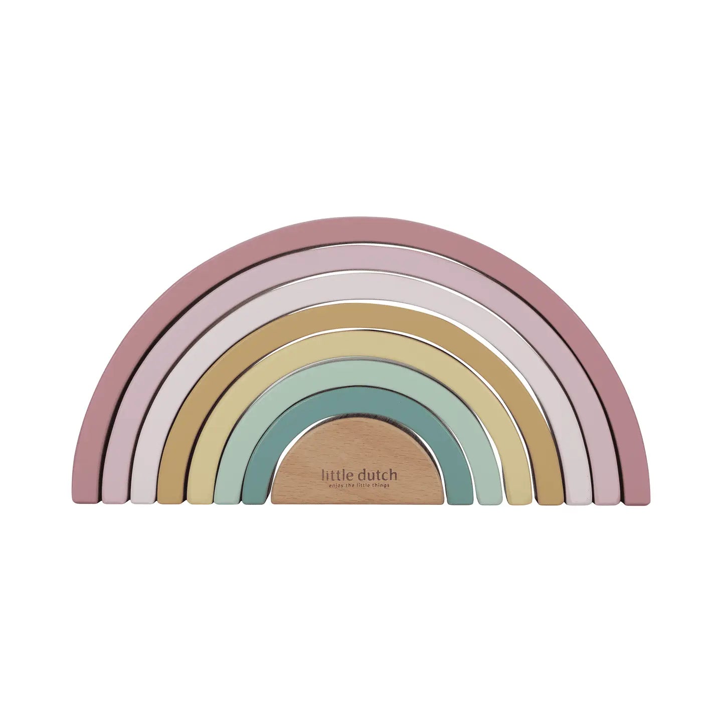 Little Dutch Regenbogen Fairy Garden Spielzeug Set Regenbogenspielzeug Holz B-Ware - 8713291773370