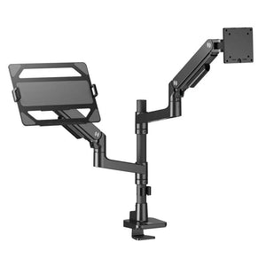 B-Ware Act Monitorarm Monitorhalterung Laptophalterung Gasdruck Technik Schwarz Metall