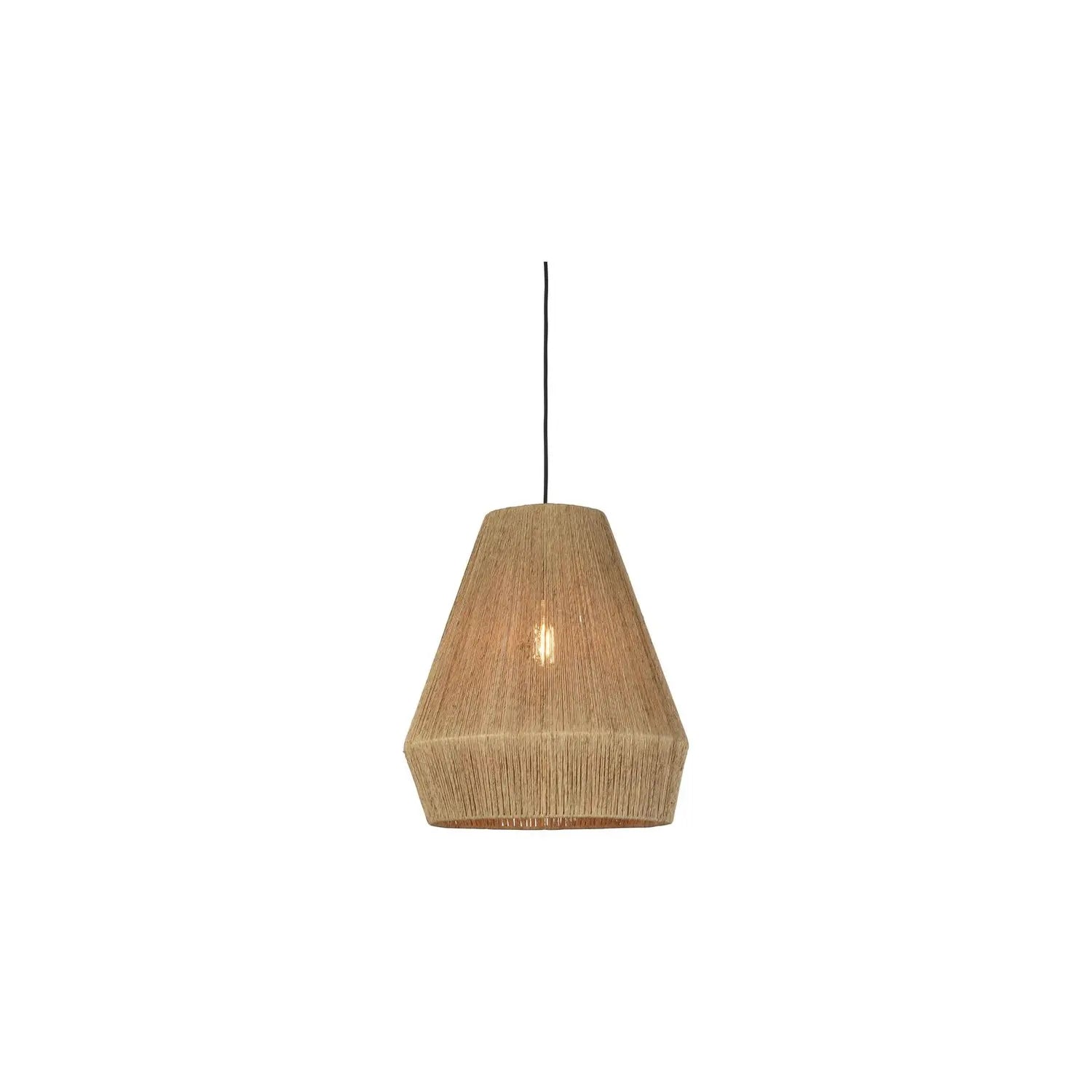 B-Ware Good & Mojo Pendelleuchte Hängelampe Iguazu S Textil Braun Leuchte Lampe E27 - 8716248080583