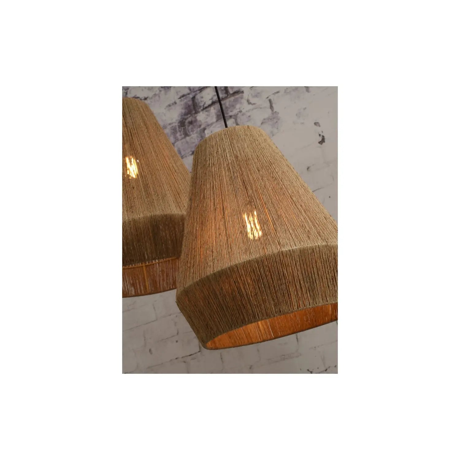 B-Ware Good & Mojo Pendelleuchte Hängelampe Iguazu S Textil Braun Leuchte Lampe E27 - 8716248080583