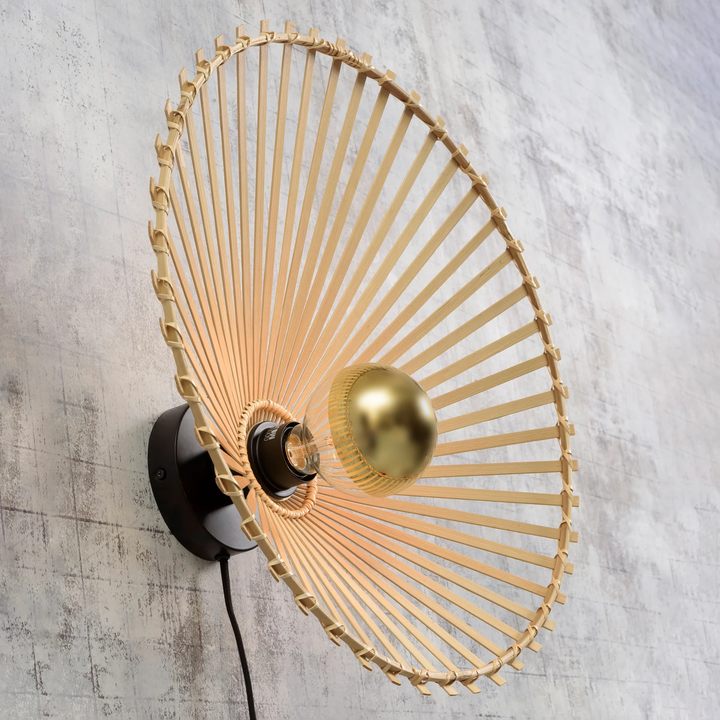 Good & Mojo Bromo Wandleuchte Wandlampe Leuchte Lampe E27 Asymmetrisch ø 40 Cm B-Ware - 8716248083652