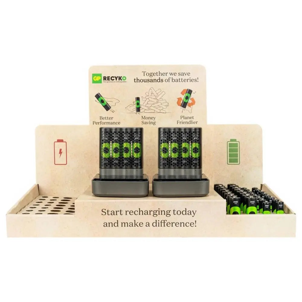 B-Ware Gp Akku Set Batterie Mignon Aa Lr6 Re Cyko Pro Akku Set Akku Set Display Station - 8716778934745