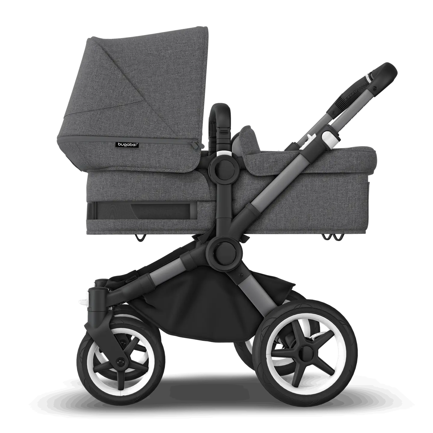 B-Ware Bugaboo Kinderwagen Mono Babywagen Donkey 5 Grey Melange Erweiterbar - 8717447431978