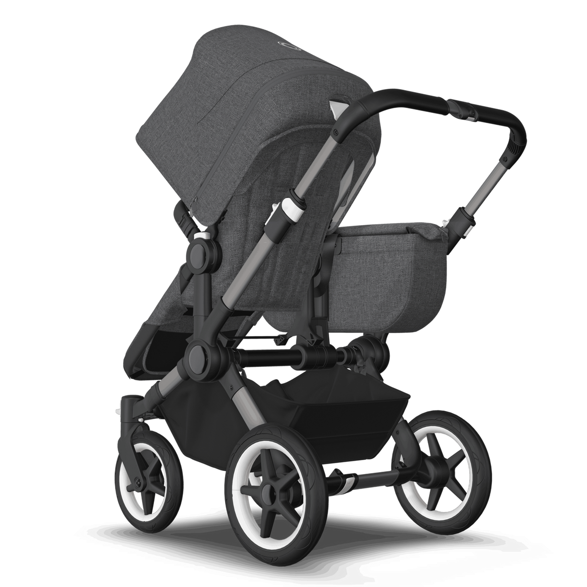 Bugaboo Kinderwagen Mono Babywagen Donkey 5 Grey Melange erweiterbar - 8717447431978