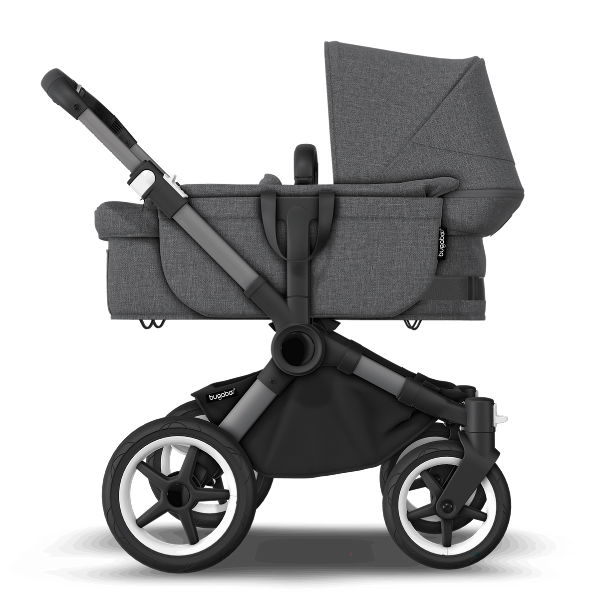 Bugaboo Kinderwagen Mono Babywagen Donkey 5 Grey Melange erweiterbar - 8717447431978