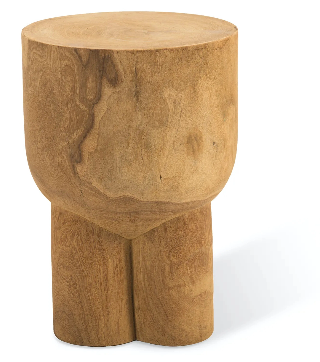 Polspotten Hocker Sitzgelegenheit Beistelltisch Cognac Holz ø 30 5 Cm H 45 Cm B-Ware - 8718142060043