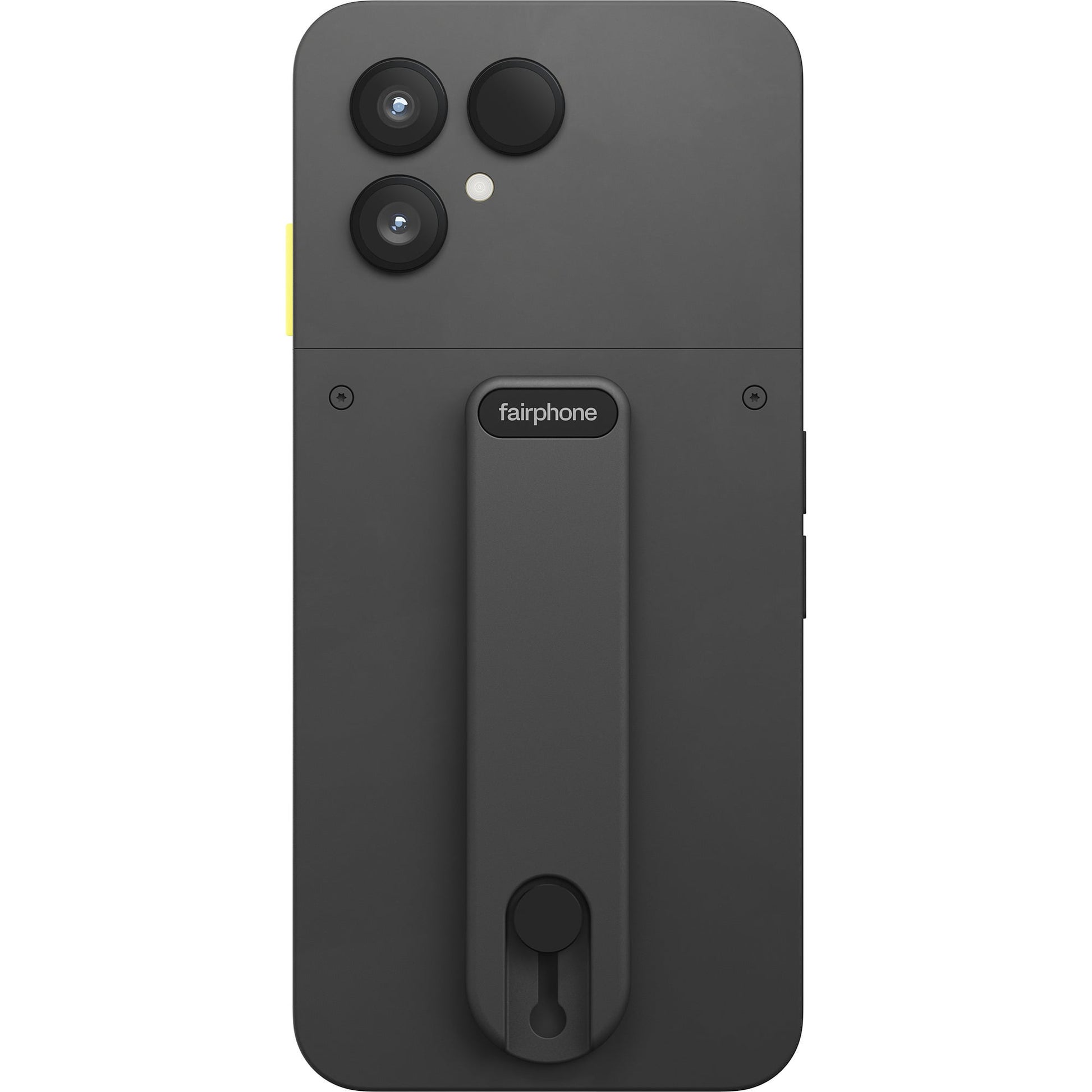 B-Ware Schlaufe Fingerschlaufe Halterung Fairphone 6 Schwarz Ersatzrückseite  - 8718819370253