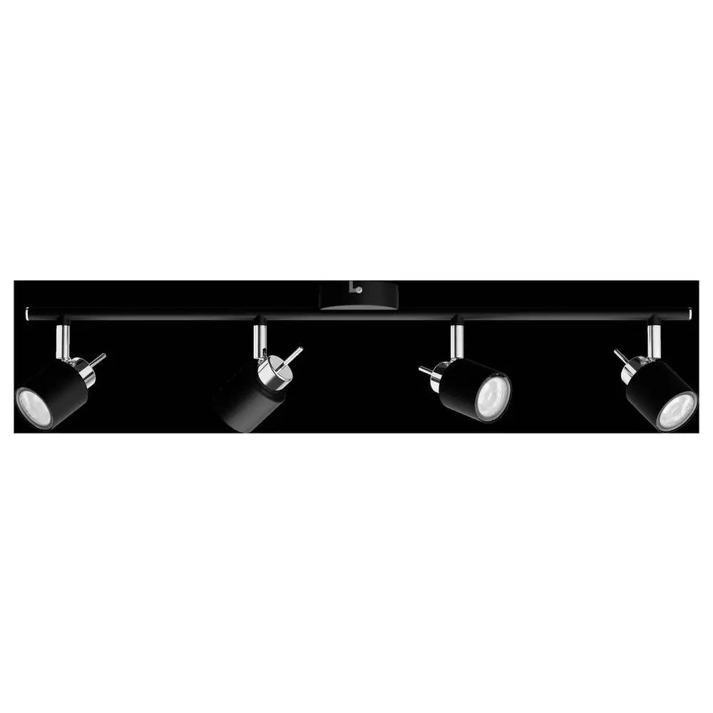 B-Ware Philips Deckenstrahler Lampe Leuchte Meranti Schwarz Silber Gu10 Led 4 Flammig - 8719514465435