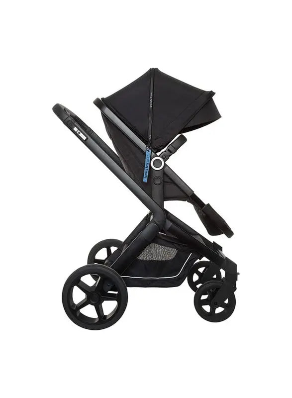 B-Ware Koelstra Komplettset Kinderwagen Buggy Schwarz Babywagen Groß Tragewanne - 8719558000715