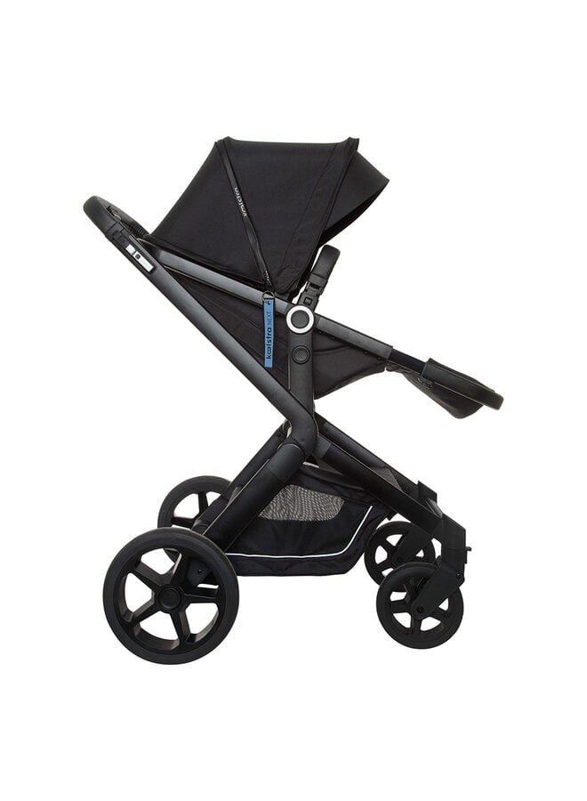 Koelstra Komplettset Kinderwagen Buggy Schwarz Babywagen groß Tragewanne - 8719558000715