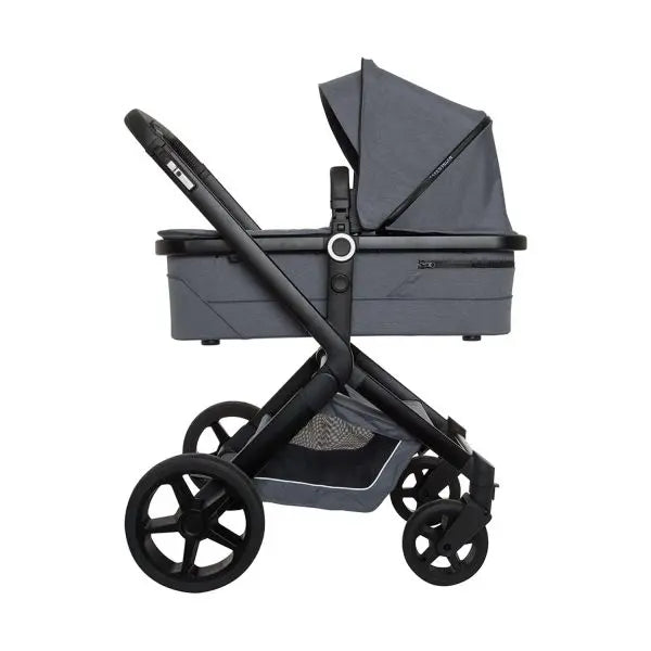 B-Ware Koelstra Next Kinderwagen Buggy 2 In 1 Dark Grey Melange Gepäckkorb Geburt 22kg - 8719558000753