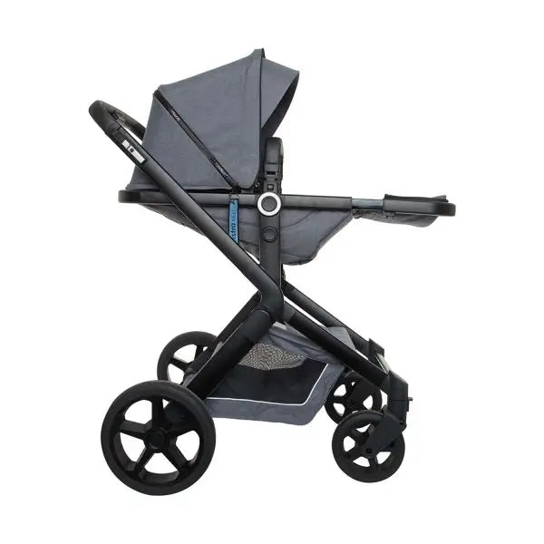 B-Ware Koelstra Next Kinderwagen Buggy 2 In 1 Dark Grey Melange Gepäckkorb Geburt 22kg - 8719558000753