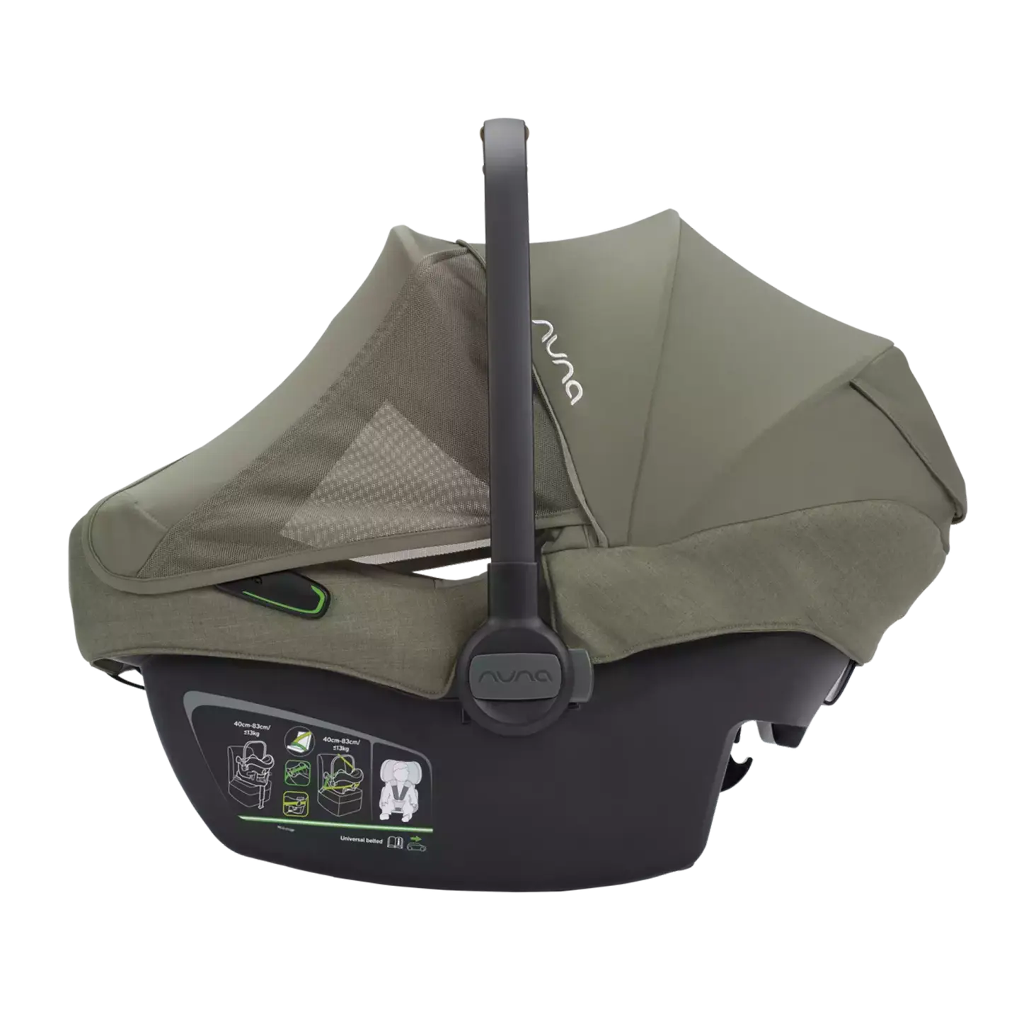 B-Ware Nuna Pipa Next Pine Babyschale Autositz I Size Neugeboreneneinsatz Memoryschaum - 8719743748484