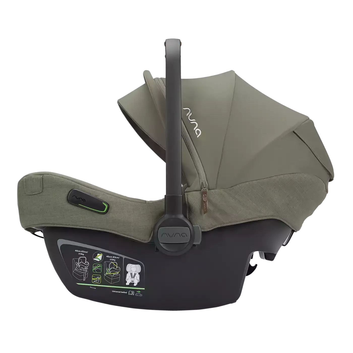 B-Ware Nuna Pipa Next Pine Babyschale Autositz I Size Neugeboreneneinsatz Memoryschaum - 8719743748484