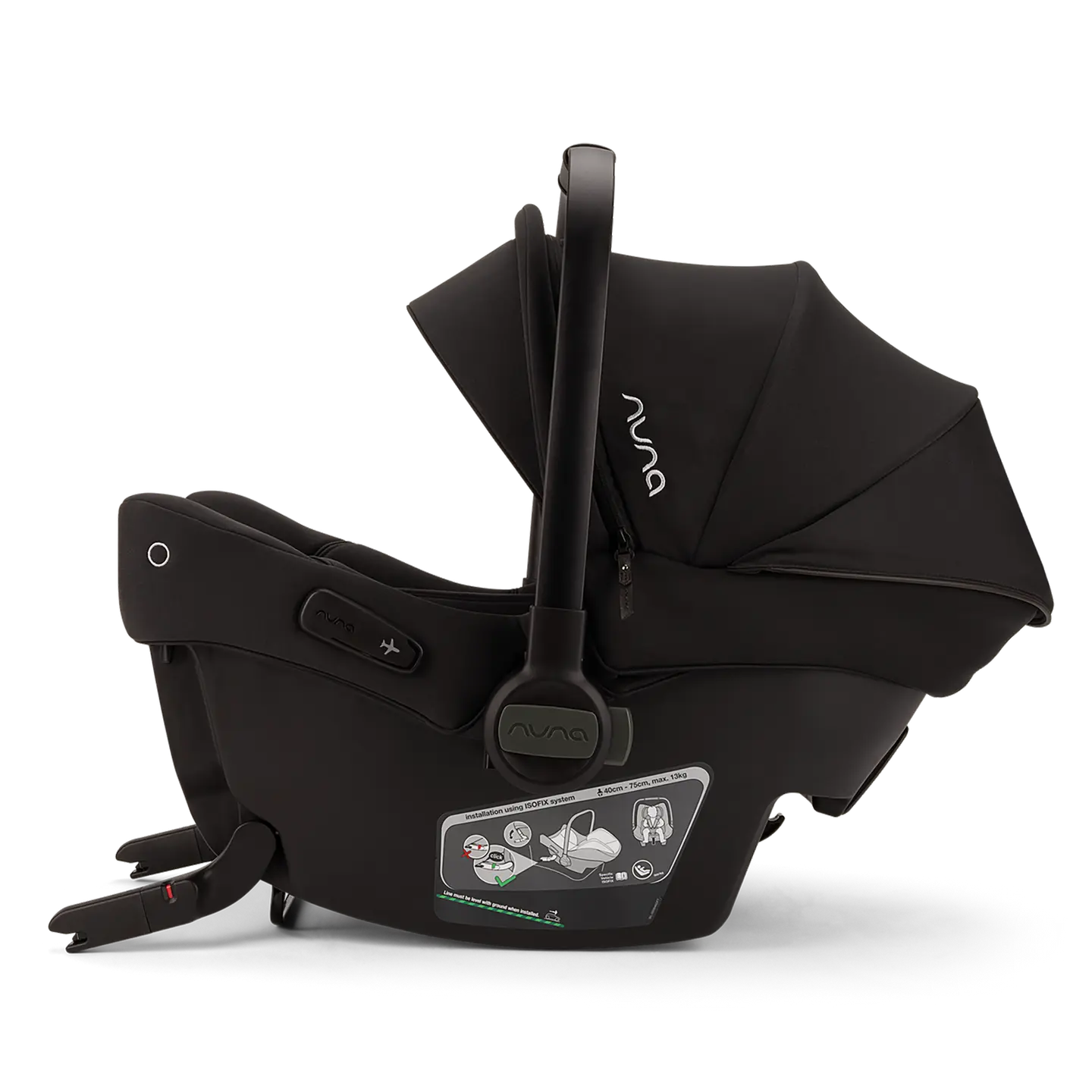 B-Ware Nuna Pipa Urbn Babyschale Autositz Kindersitz Caviar Integriertem Isofix System - 8719743749689