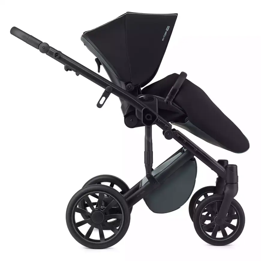 B-Ware anex m/type Casual Green Kombi-Kinderwagen Babywagen Babywanne Sitzeinheit