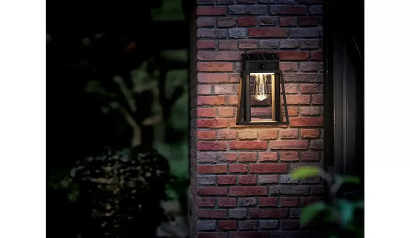 B-Ware Philips Wandleuchte Außenlampe Solarleuchte Ultra Efficient 2,9 W 2700 K Schwarz - 8720169361867