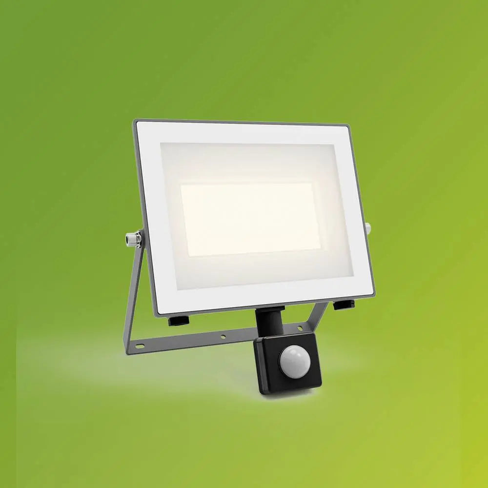 B-Ware Philips Led Außenstrahler Flutlicht Bewegungsmelder Warmweiß Anthrazit Aluminium - 8720169365421