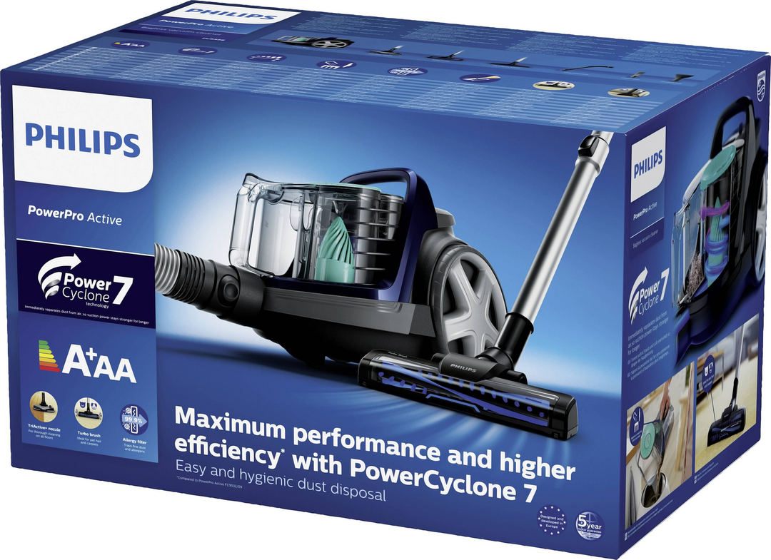Philips Home Fc9556/09 Staubsauger Beutellos 900 W Inkl. 3 Aufsätze B-Ware - 8720389036620