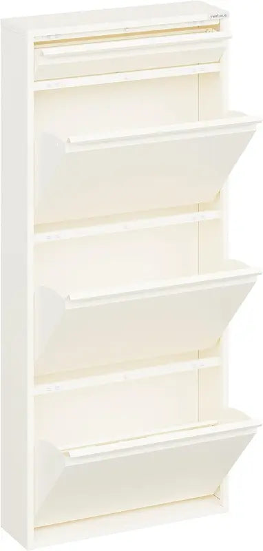 B-Ware Veehaus Schuhregal Schuhschrank Metall Hoch Magnetische Abdeckung Creme Farben - 8720598052077