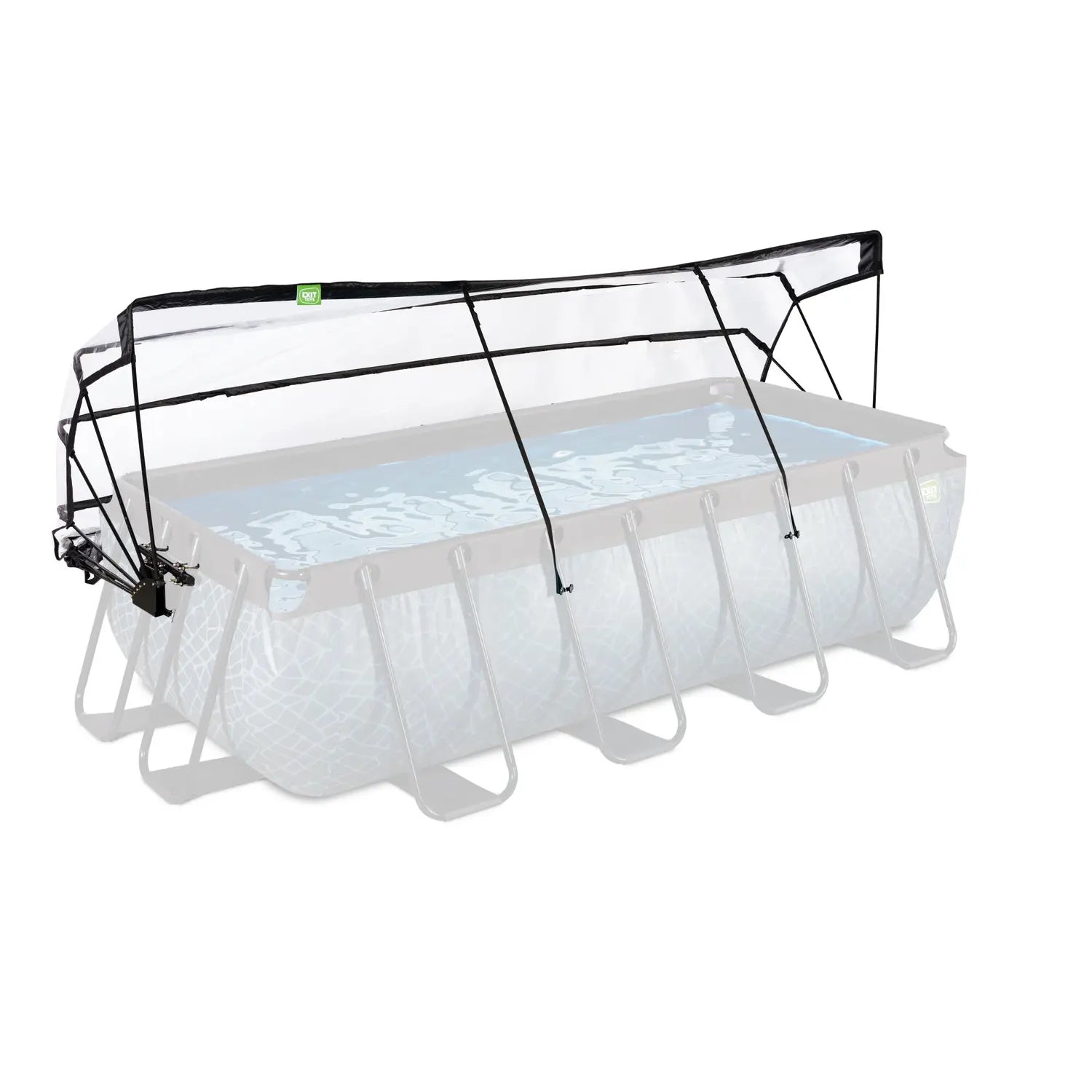 B-Ware Exit Poolabdeckung Poolplane Abdeckung 400x200cm Universell Rechteck Schwimmbad
