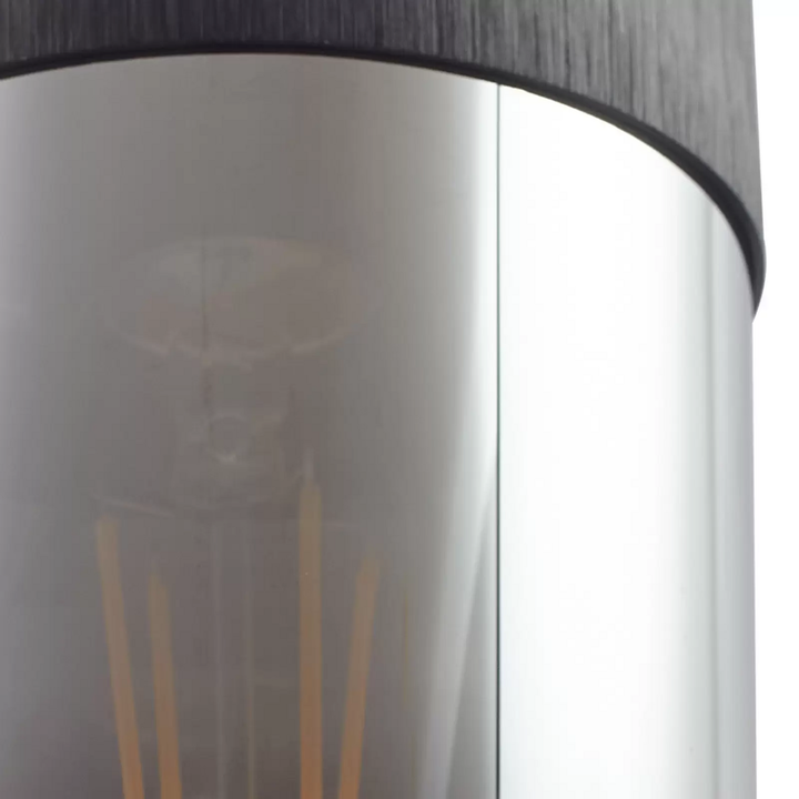 Lindby Hängeleuchte Svante Hängelampe Deckenleuchte Lampe 4-flg schwarz Glas 85