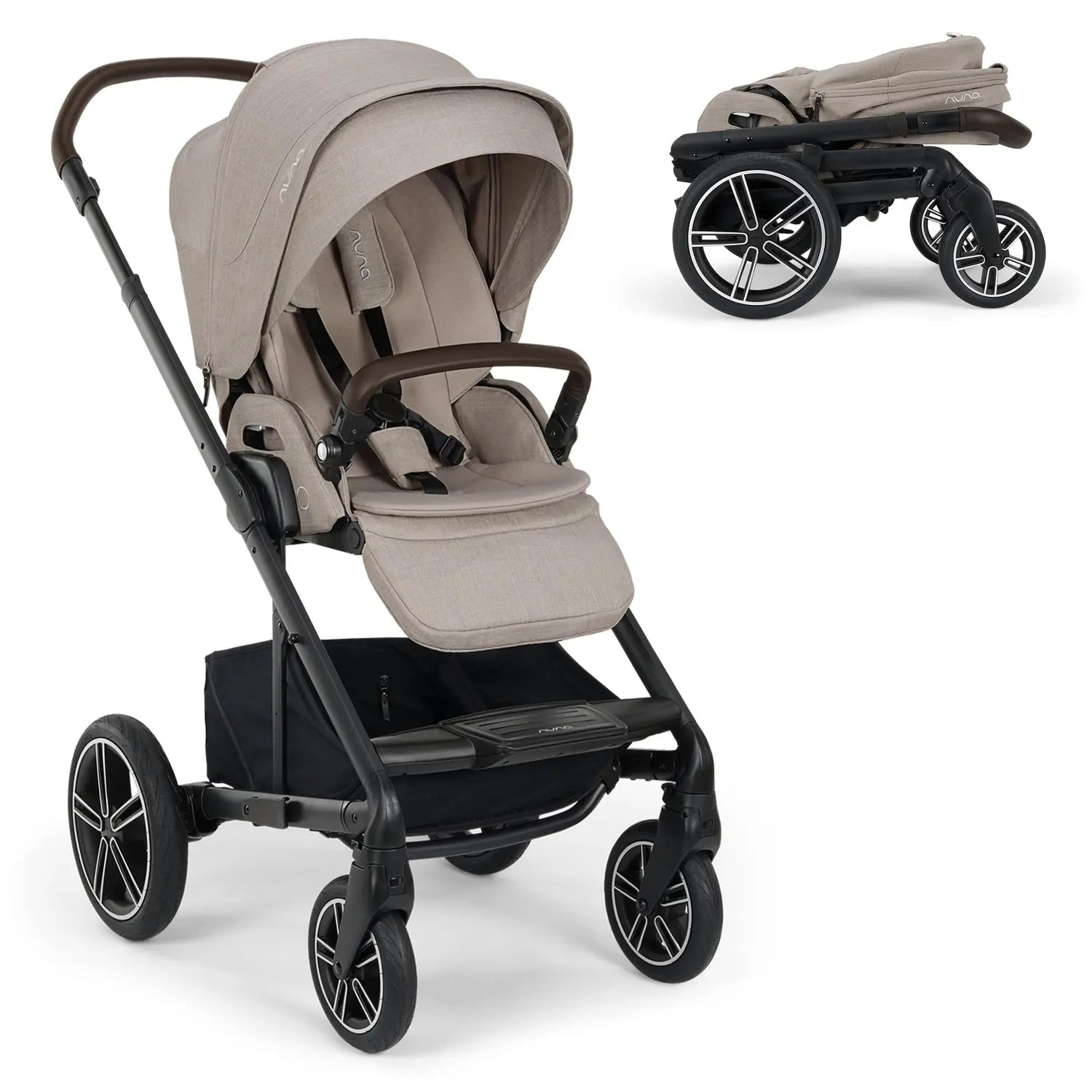 B-Ware Nuna Sportwagen Kinderwagen Buggy Mixx Next Adapter Kniedecke Regenschutz Beige - 8721094540518